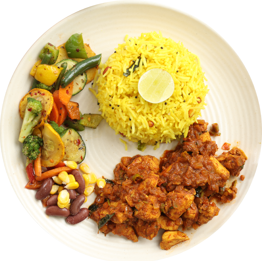 Andhara ghee chicken bowl