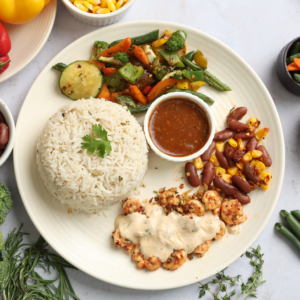 Luxe Prawns Rice Bowl