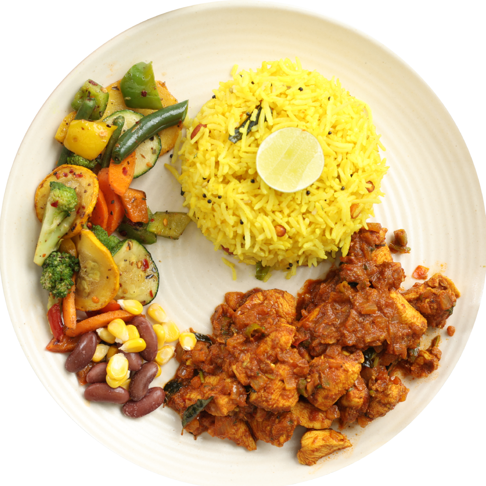 Andhara ghee chicken bowl